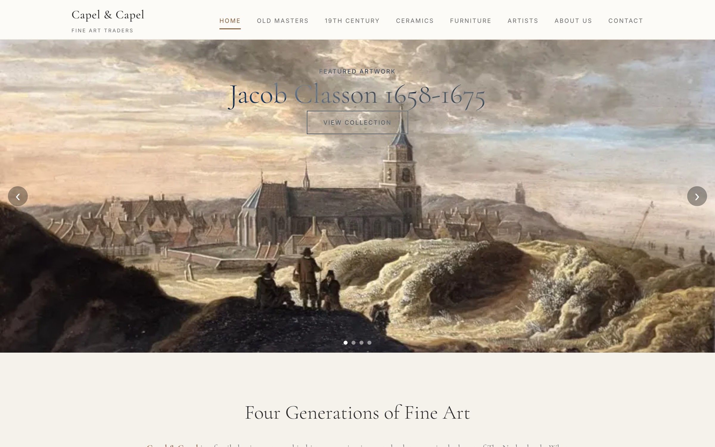Capel & Capel website